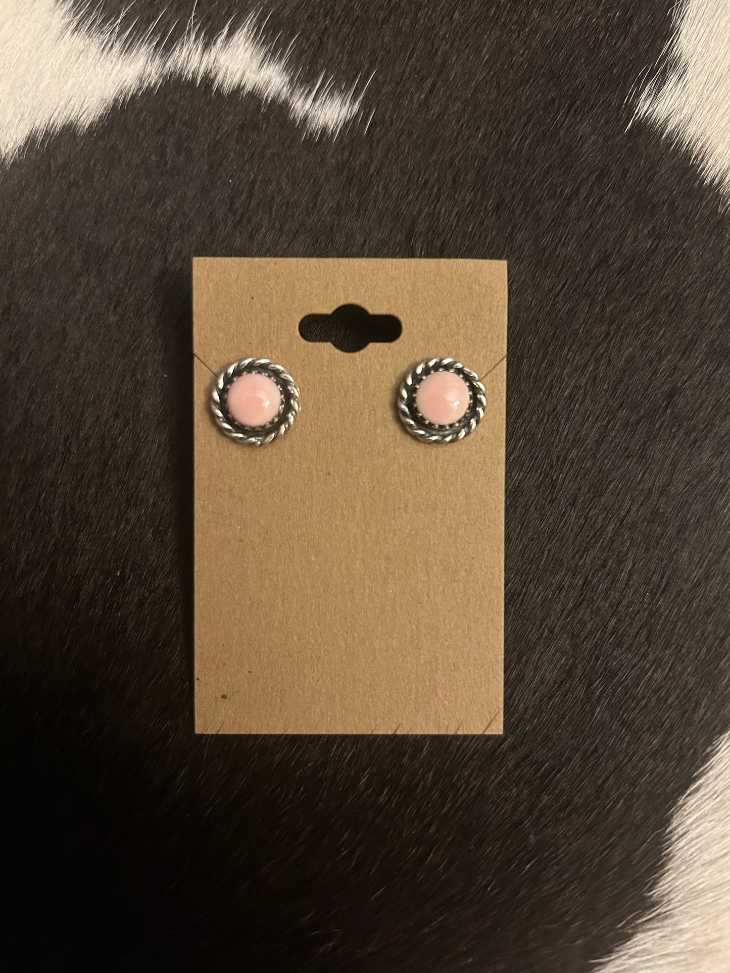 Pink Conch Earrings