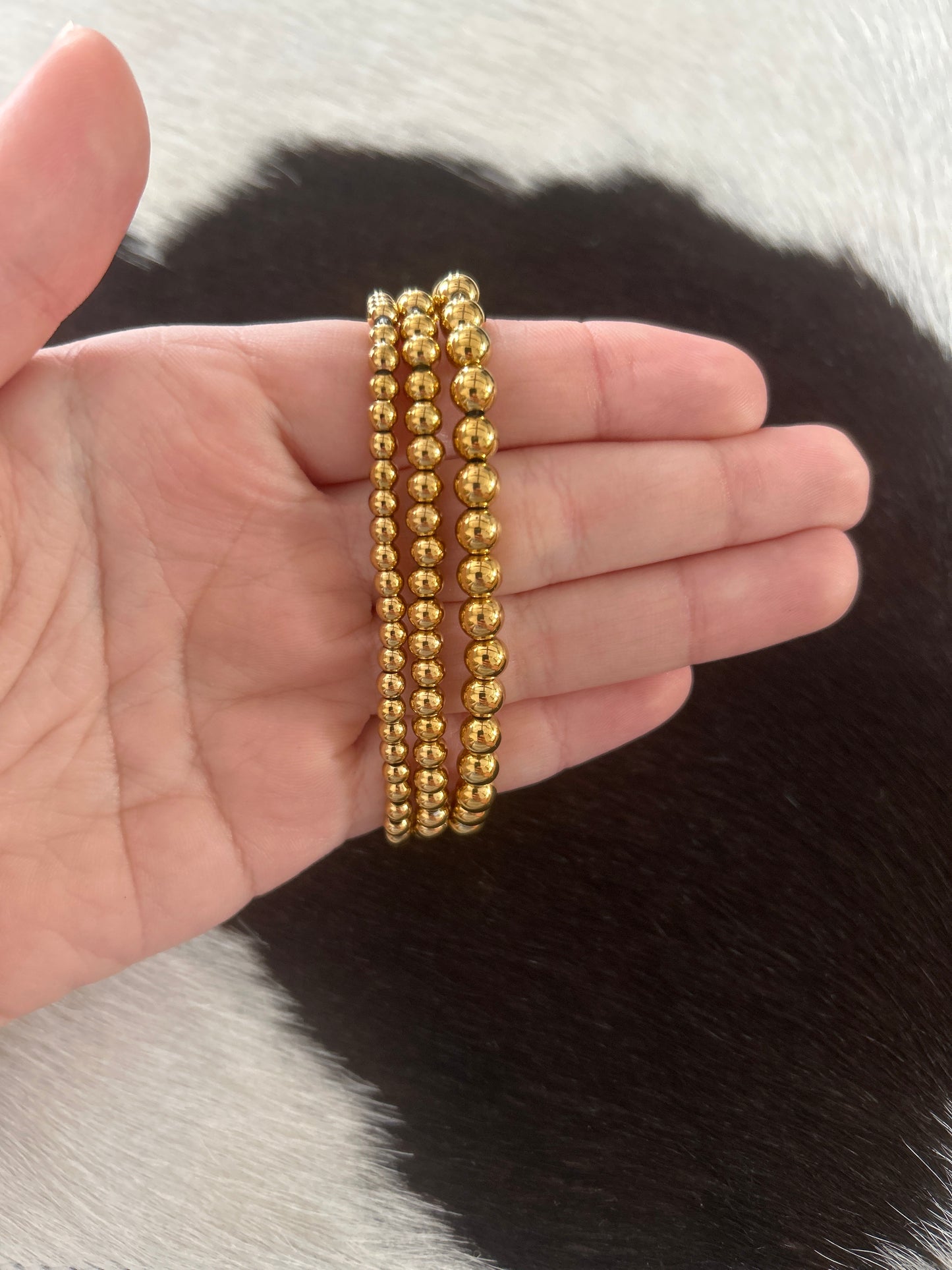 Gold Stretch Bracelet