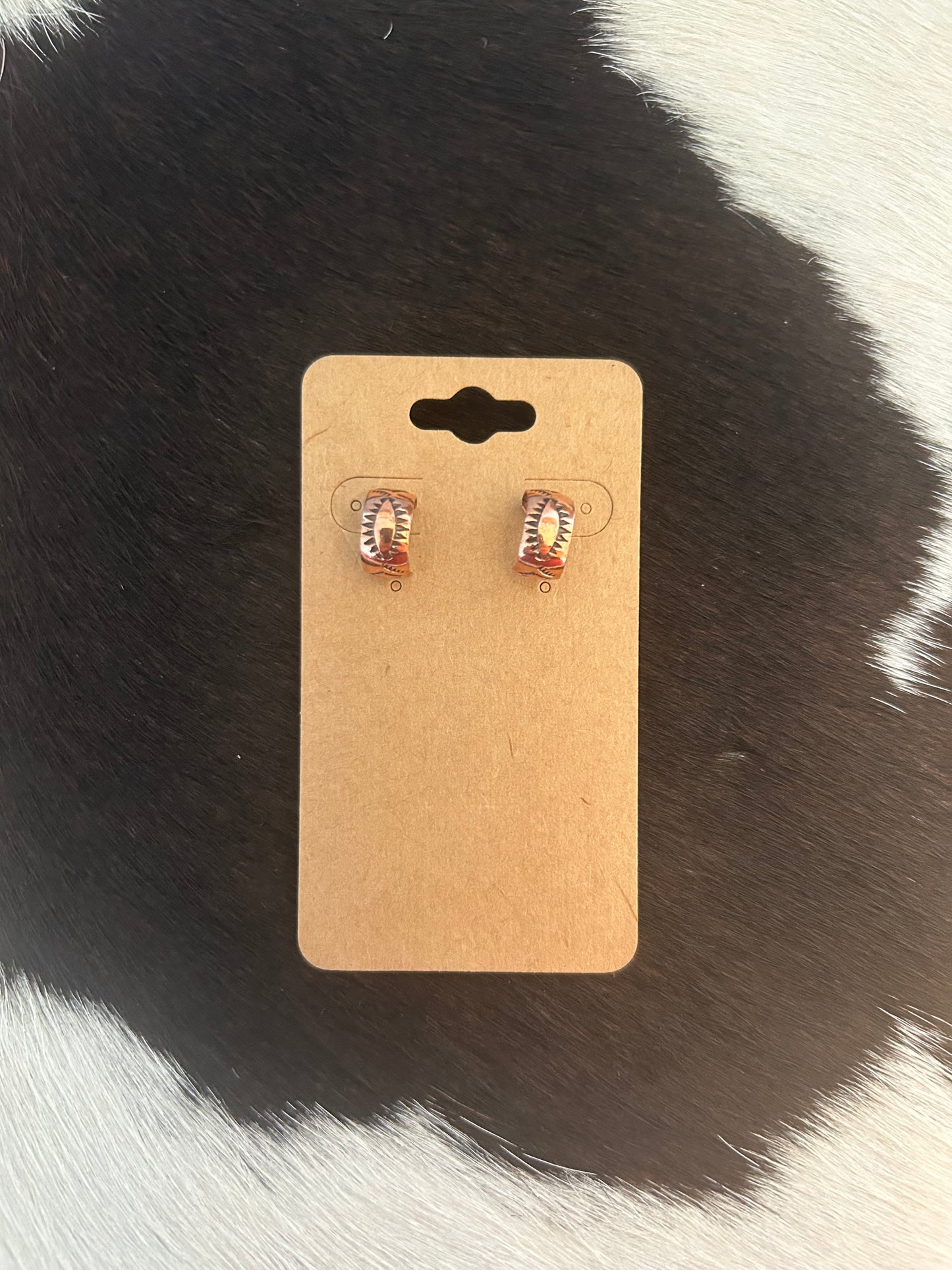 Copper Hoop Earrings