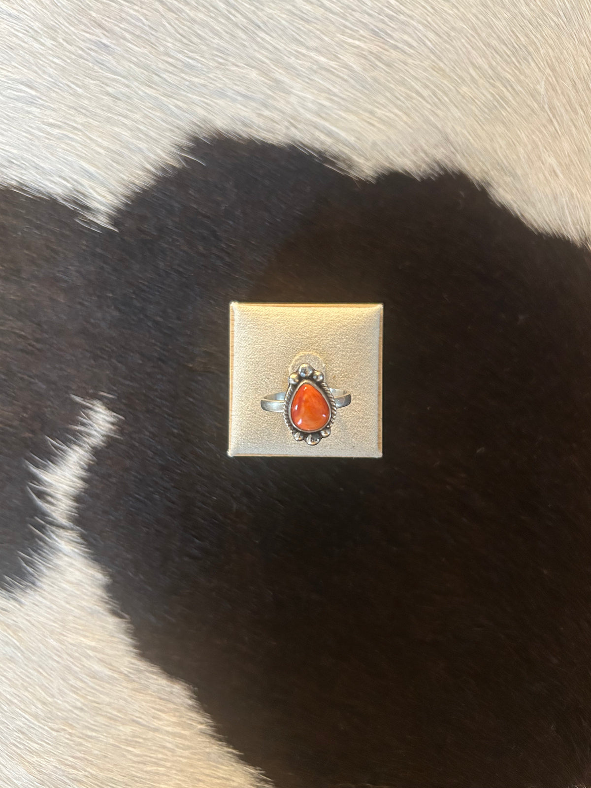 Orange Spiny Ring