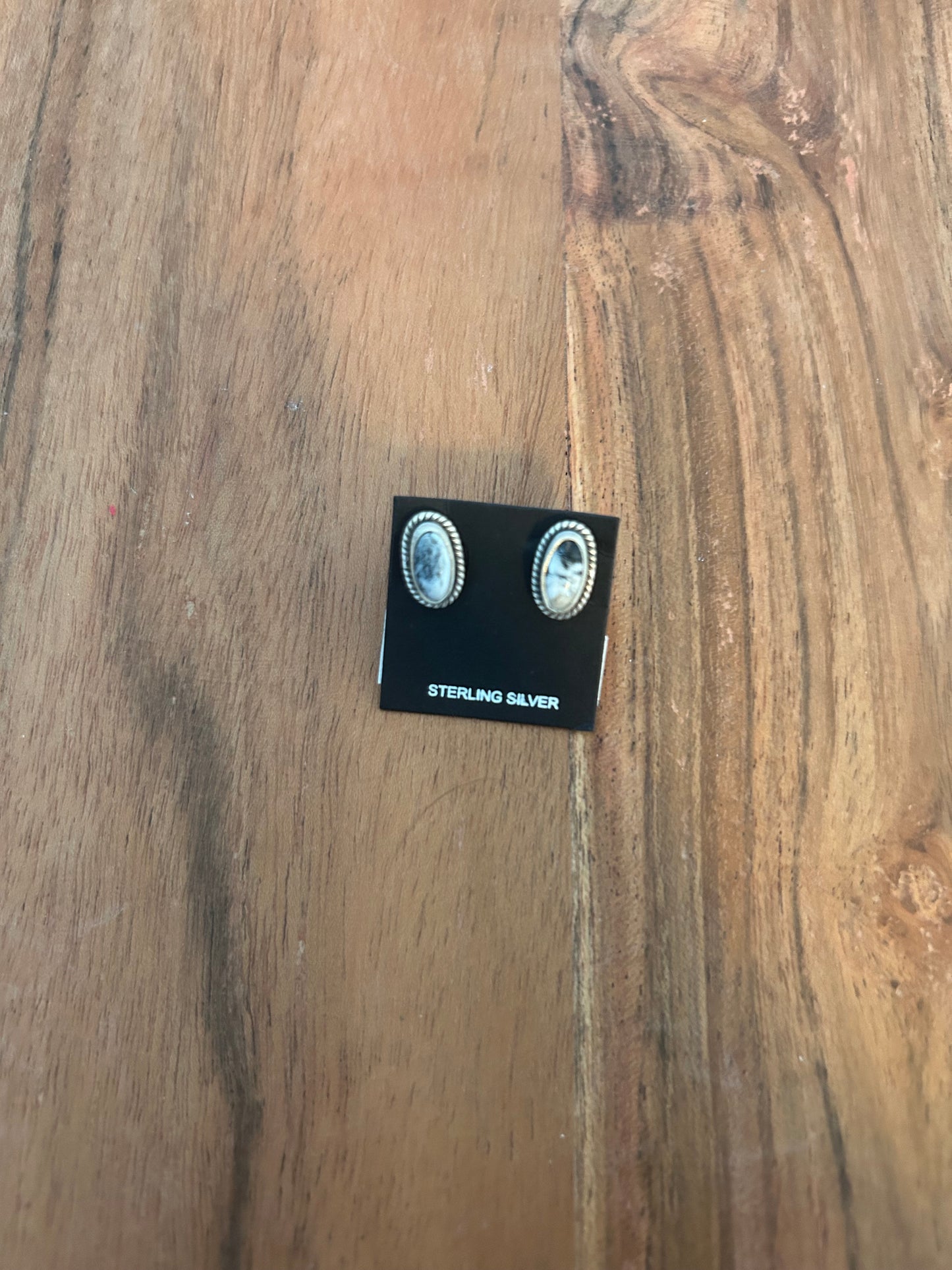White Buffalo Earrings