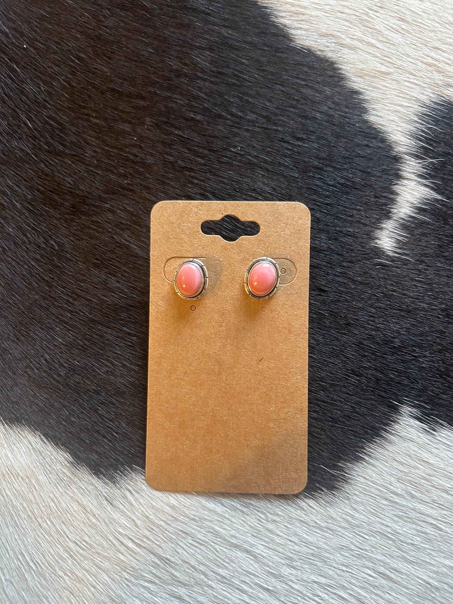 Pink Conch Earrings