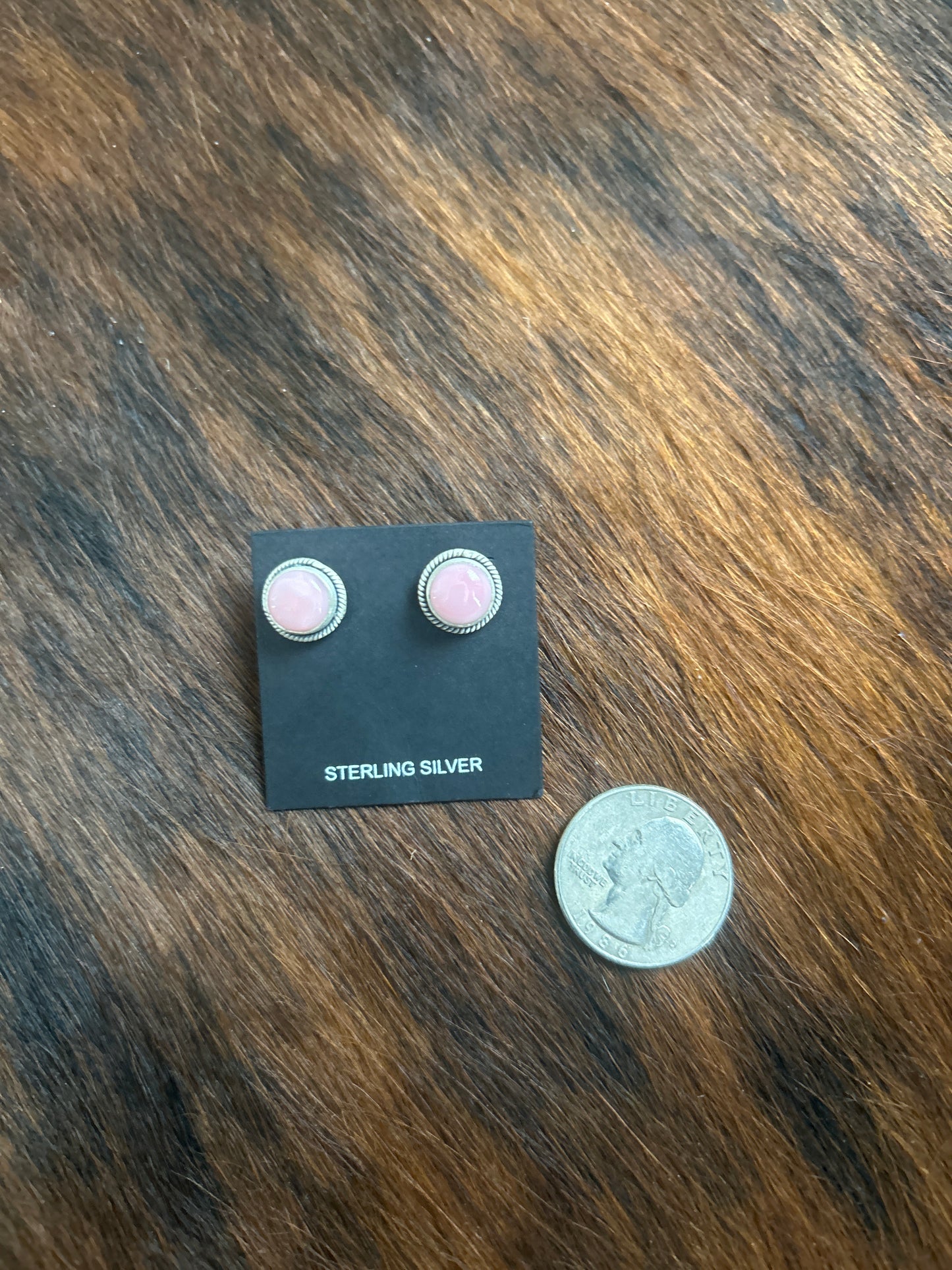 Pink Conch Earrings