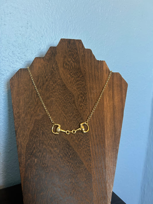 Gold Snaffle Bit