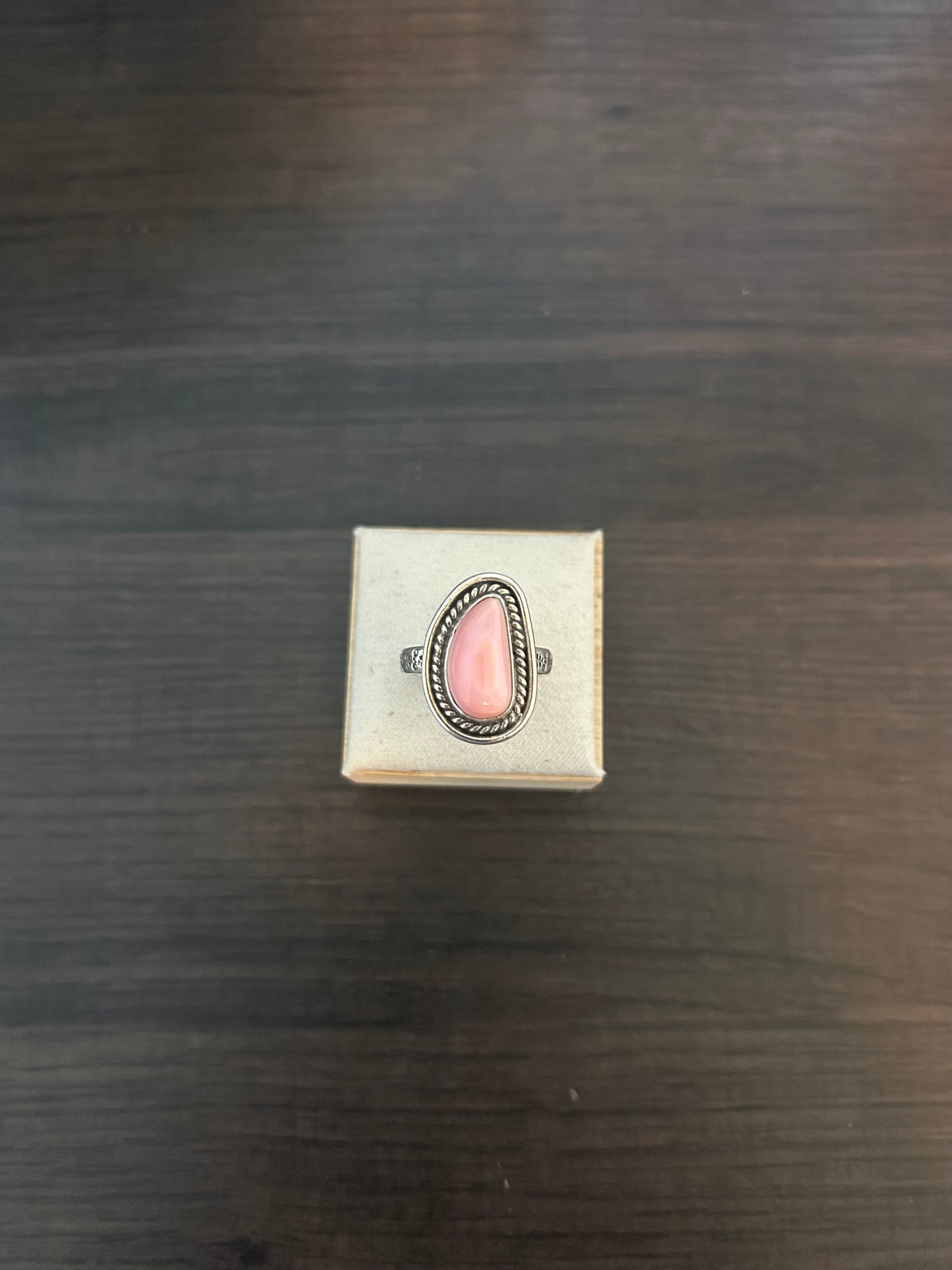 Pink Conch Ring (Size 8)