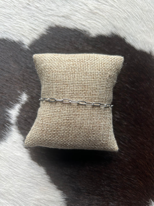 Paperclip Chain Bracelet