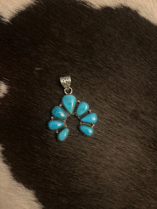 Turquoise Naja Pendant