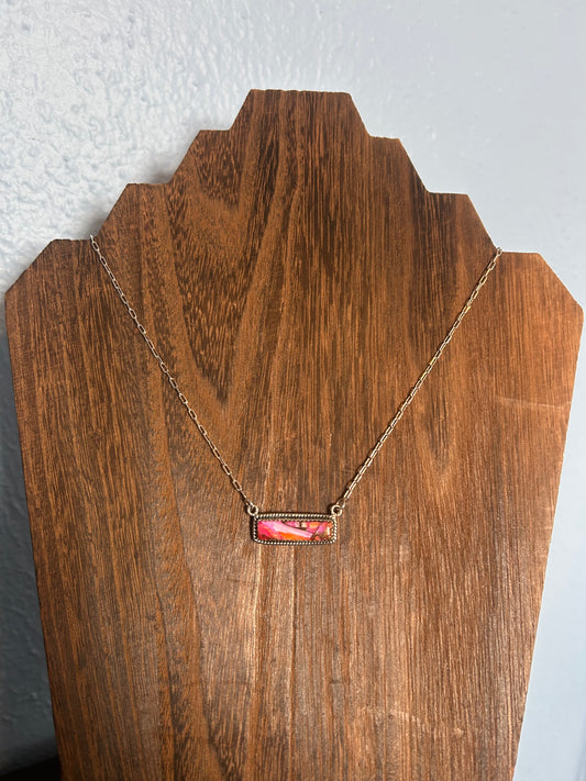 Dahlia Bar Necklace