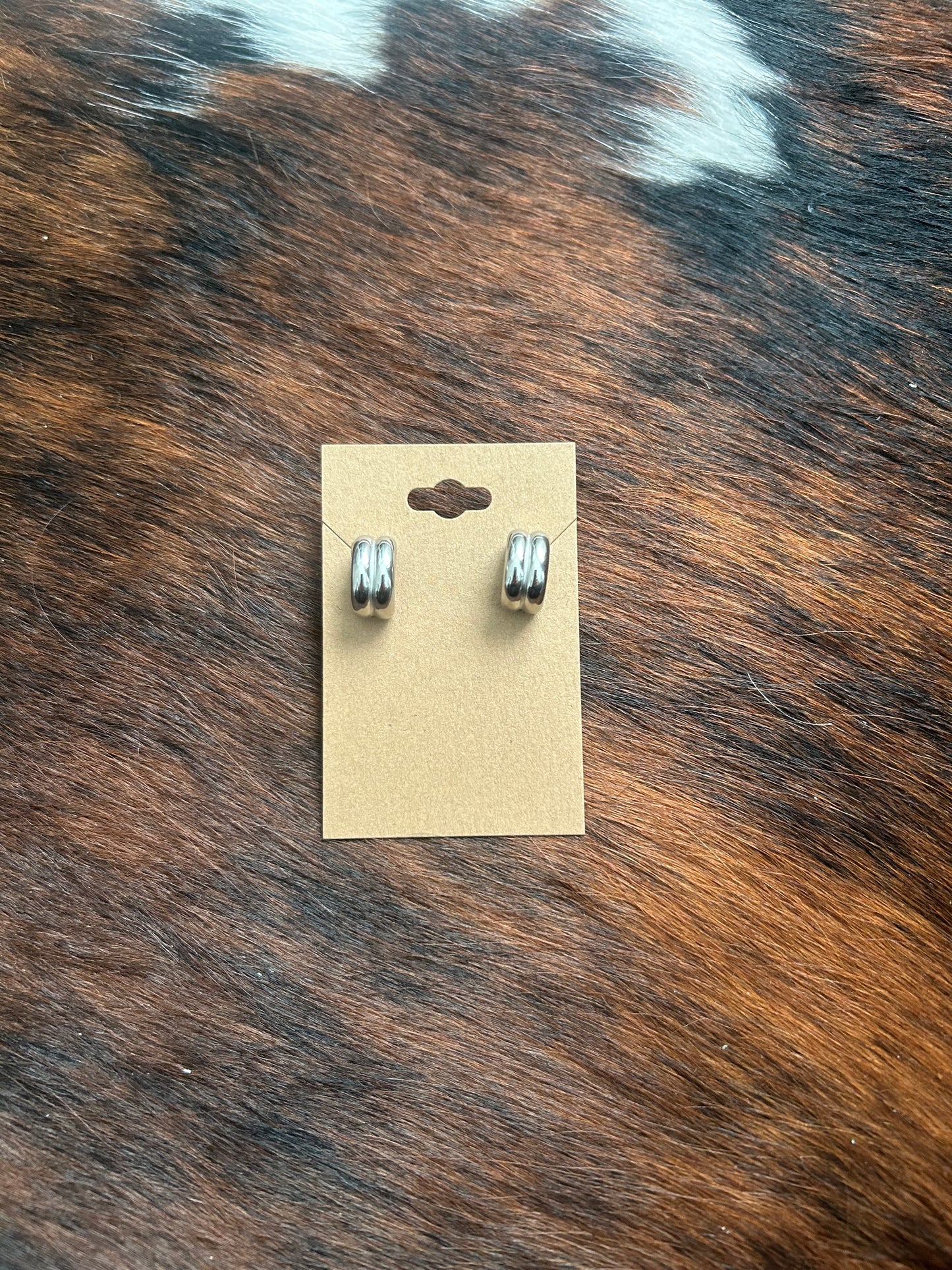 Silver Hoop Earrings