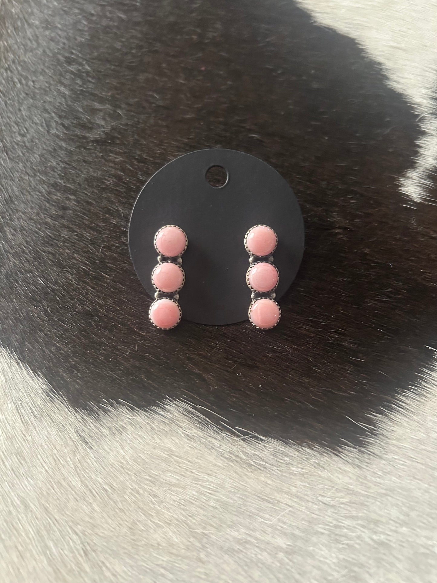 Pink Conch Earrings