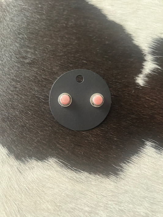 Pink Conch Earrings (#2)