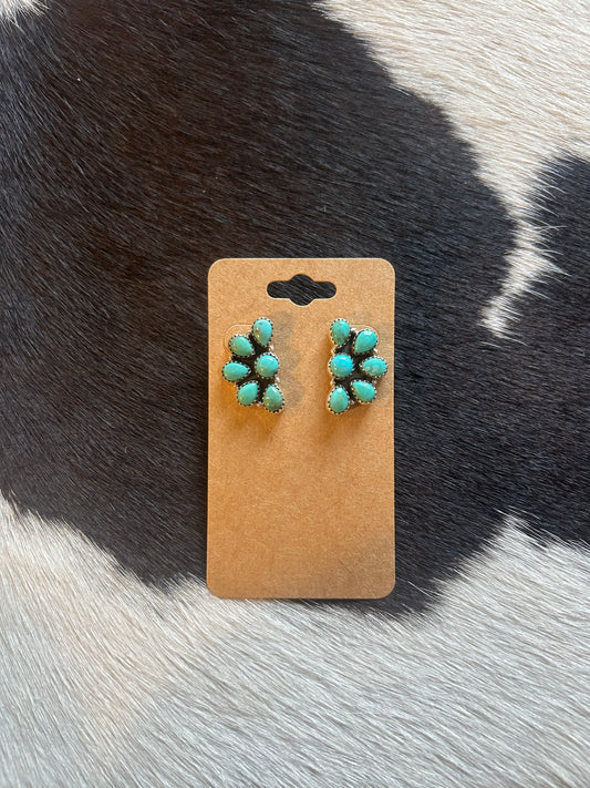 Half Cluster Earrings