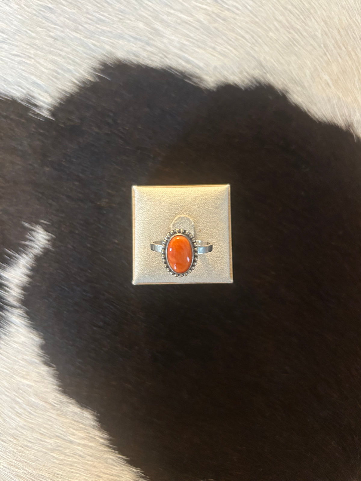 Orange Spiny Ring