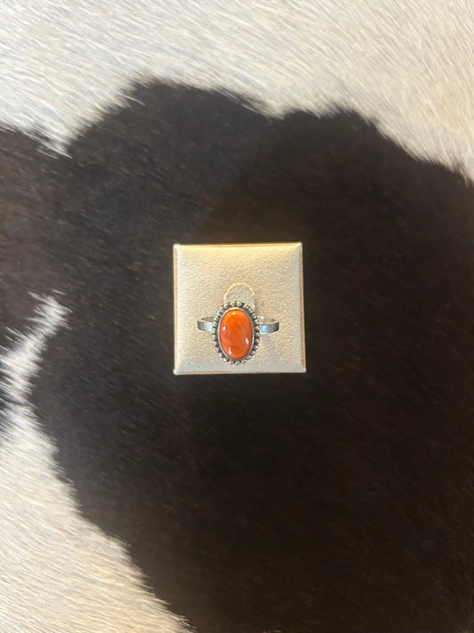 Orange Spiny Ring