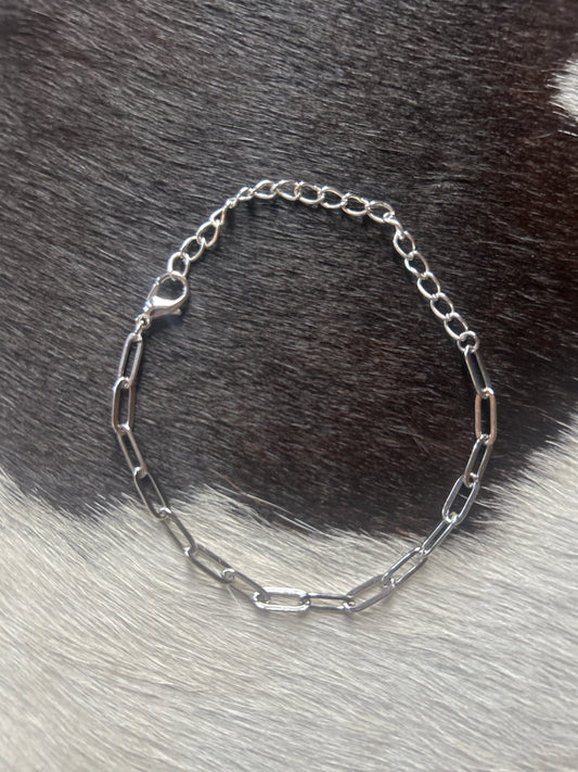 Paperclip Chain Bracelet