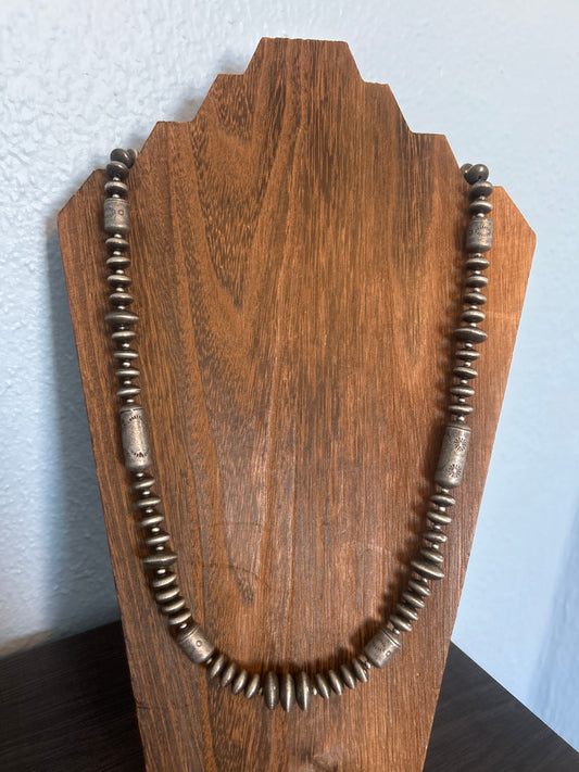 Faux Barrel Necklace