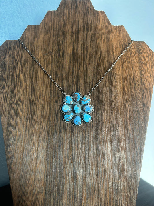 Golden Hills Cluster Necklace