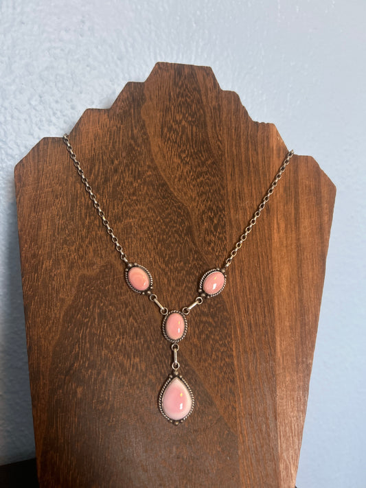 Pink Conch Necklace