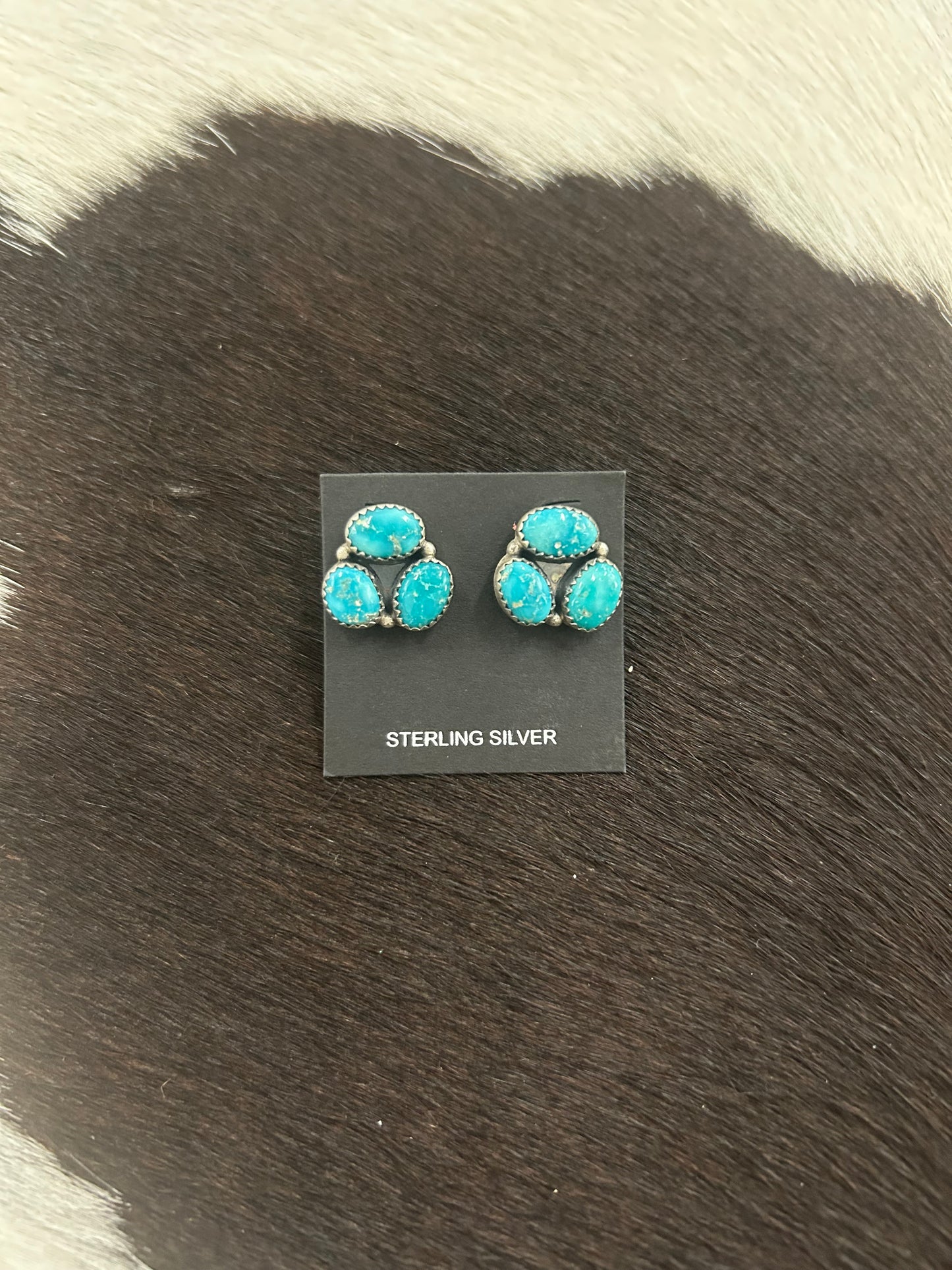 White Water Cluster Earrings